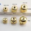 14K Gold Filled Frosted Square Spacer Beads for DIY Jewelry
