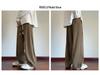 Men's Heavy American Corduroy Pants: Autumn/Winter Velvet-Lined, Trendy Loose Straight Wide-Leg Trousers