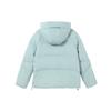 Anta Solid Color Zipper Hooded Down Jacket Women Outerwear Crab-Shell-Green 162348901-4