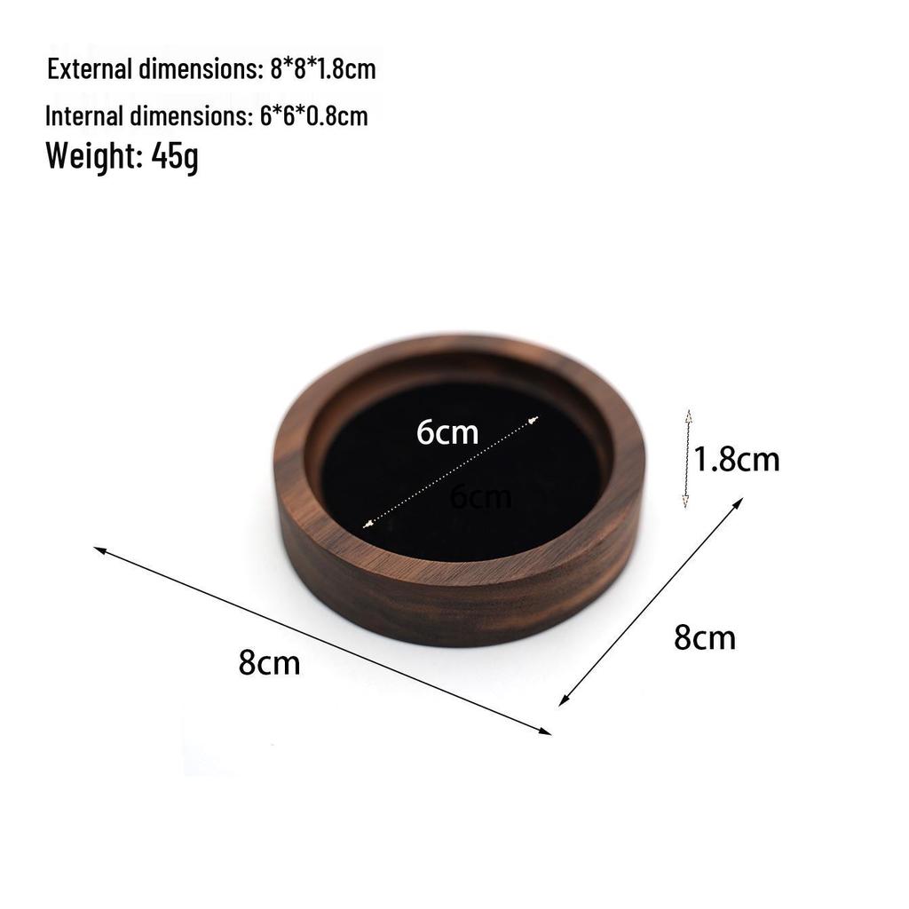 Walnut Jewelry Display Stand for Necklaces, Ear Studs, Earrings, Ornaments – Chinese Style Jewelry Store Prop