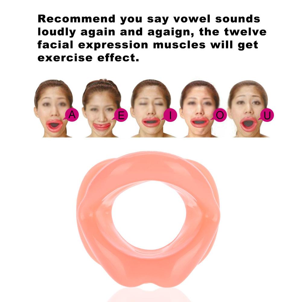 Face Sleeping Lifting Hammock Chin Cheek Slimmer Anti Wrinkle Silicone Lip Exerciser