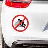 Don't Sit on The Brain Car Sticker Vinyl Decal Waterproof Rear Window Motorcycle Camper Bumper Truck Laptop Decoration SH72