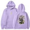 Vintage Harajuku Demon Slayer Hoodies Fall Winter Fleece Sweatshirts Manga Zenitsu Graphic Hooded Streetwear Men Women Clothing