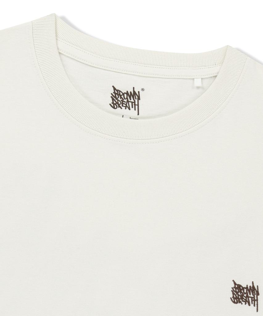 BROWNBREATH 20Th Anniv Tag Tee - Ivory