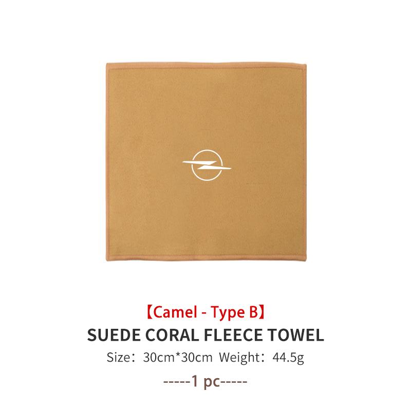 Car Wash Microfiber Towel Auto Emblem Cleaning Drying Rag Cloth For Opel Corsa Mokka Astra Cascada Adam Insignia Meriva Vectra