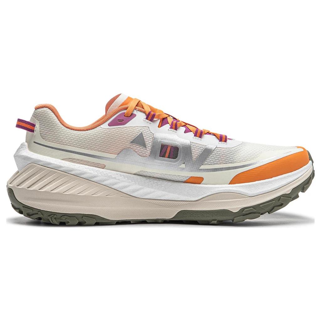 New LiNing Dilu Abrasion Resistant Rebound Low Top Running Shoes Women's Ecru ARNT004-9