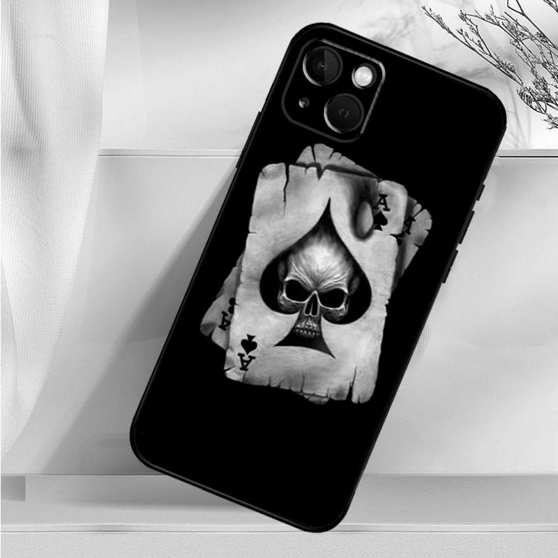 Poker Playing Card Shockproof Case For iPhone 17 11 14 15 16 Pro Max Plus 12 13 Mini 16e 17 Air Phone Cover