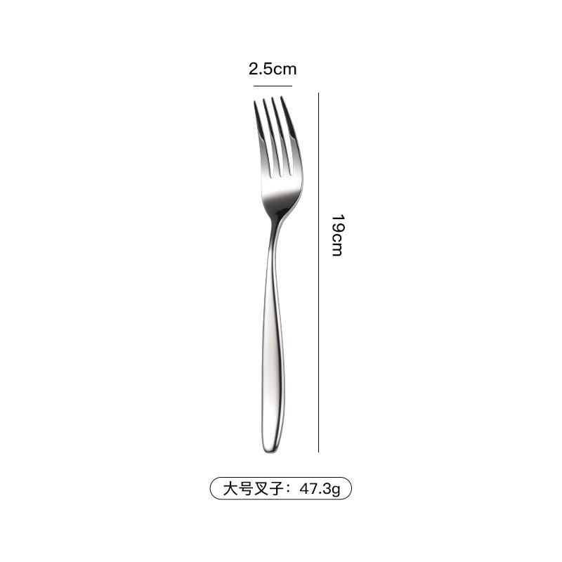 304 Stainless Steel Tableware Knives, Forks and Spoons S368 Series Multi-specification Smooth Edge Treatment Hotel Supplies 304