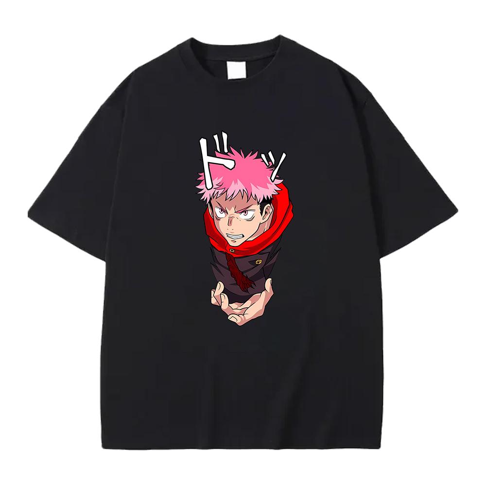 Japanes Unisexga Jujutsu Kaisen T Shirt Okkotsu Yuta Graphic Tshirt Unisex Unisex Cotton Clothing Short Sleeve Street Fashion Tees