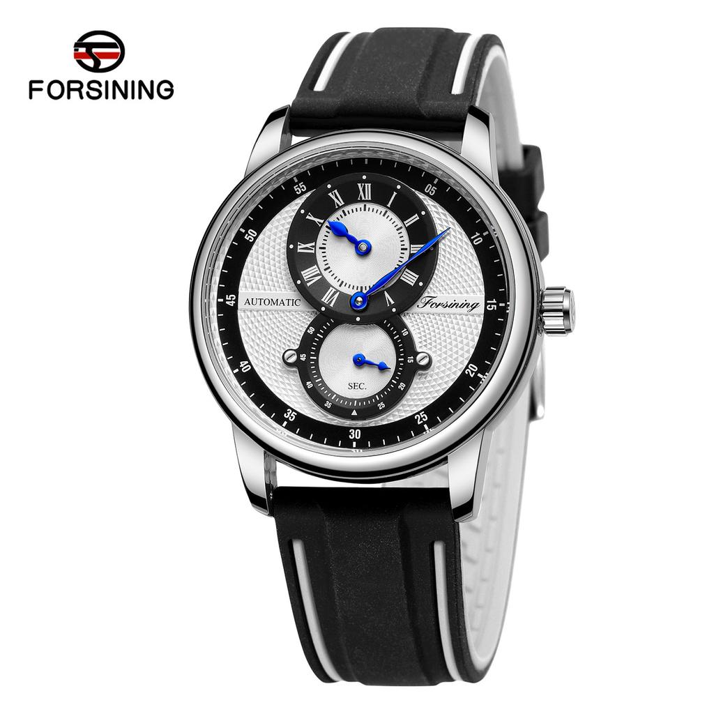 Forsining Herren Sport Rennzifferblatt Mechanische Uhr Mode Automatische Mechanische Uhr