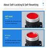 Kailan LA38-11BN 22mm Metal Momentary Push Button Switch