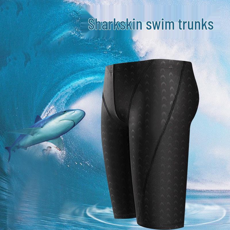 

Мужские эластичные нейлоновые плавки с набором шапочки и очков XL (50-58 kg)