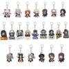 Portachiavi 55MM Anime GIRLS und PANZER The Movie Nishizumi Miho/Akiyama Yukari Portachiavi Modello Piatto Acrilico Regali di Natale