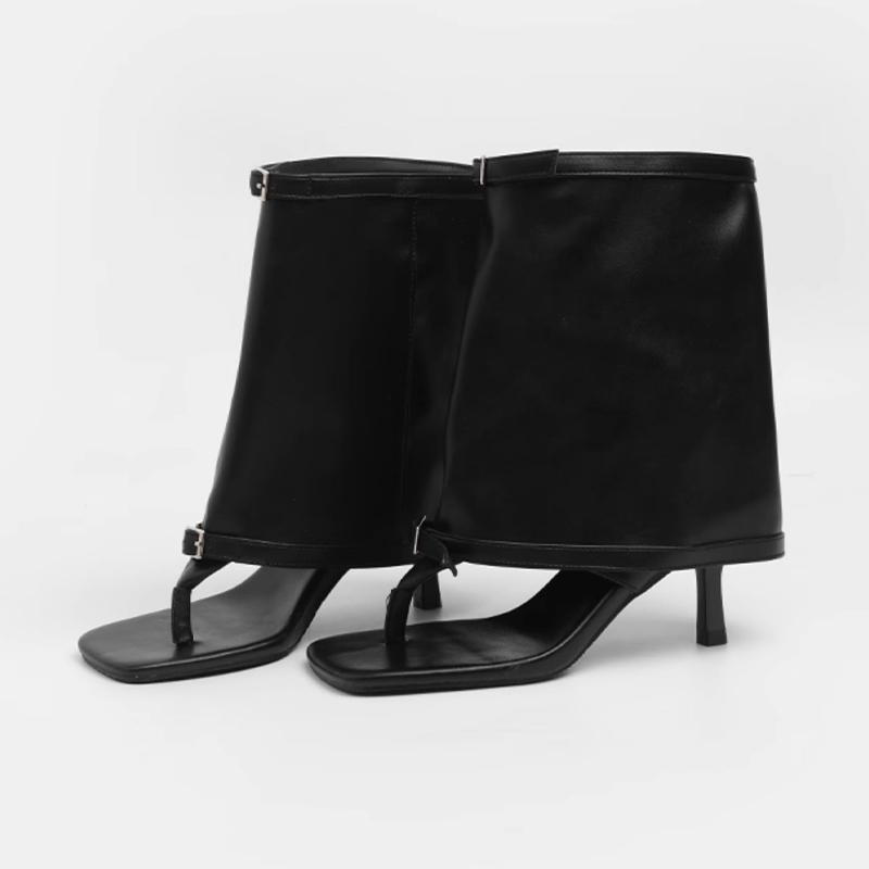 Fashion High Heels Women Sandals Clip Toe Ankle Shoes Designer Fashion Woman Cool Boots 2025 Autumn Dress Pumps Luxury Chaussure Femme