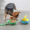 Interactive Dog Toys Funny Dog Sounding Toy Bite-resistant Pet Chew Toy Curling Shape Dog Toy Puppy Hiding Food Training Toys