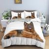 German Shepherd Duvet Cover King Queen 3D Lovely Dog Pattern Bedding Set For Kids Boys Girls Cute Pet Puppy Soft Comforter Cover