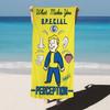 Game F-Fallouts Vault Boys Microfiber Blanket Quick Drying Beach Towels Oversized Printing Super Absorbent Pool Towel Blanket