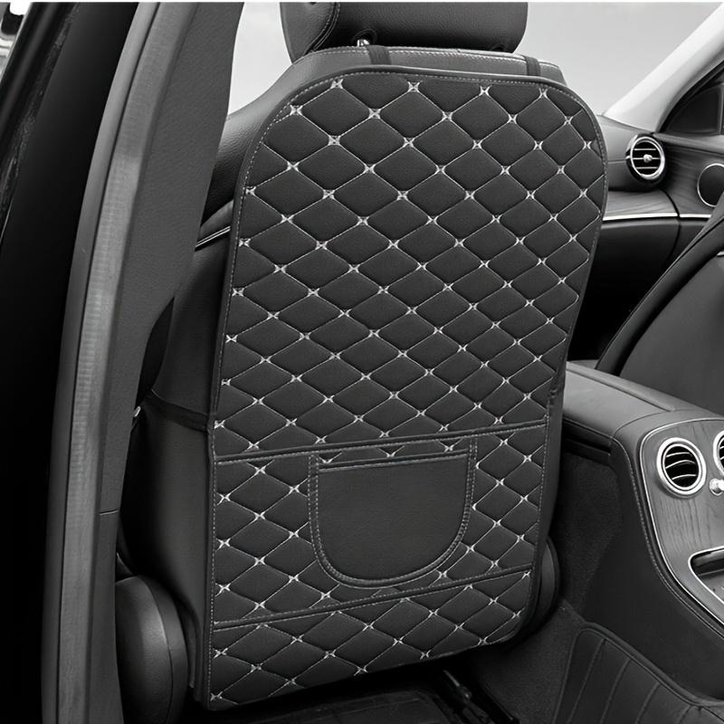 Faux Leather Car Seat Back Protector Pad - Anti-Kick Design, Durable & Easy-Clean, Fits All Car Seats, Backseat Cushion for Car Seat