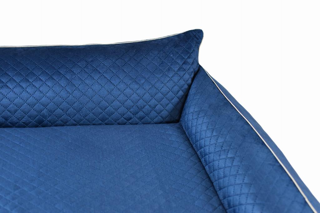 Rocky Orthopedic Bed Navy Blue - 97cm x 86cm
