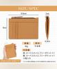 [Four leaf] Compact and spacious, slim wallet with coin purse, card case, and fragment case. Made of genuine cowhide leather, this mini wallet holds