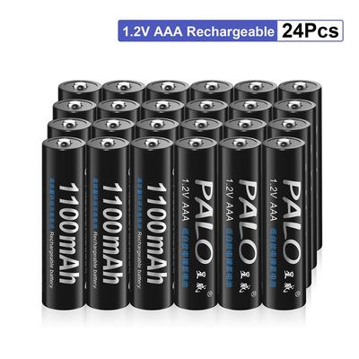 24PCS AAA 1100mAh NI-MH 1,2V Akku AAA Batterie 3A wiederaufladbare batterie NI-MH batterie für kamera, spielzeug