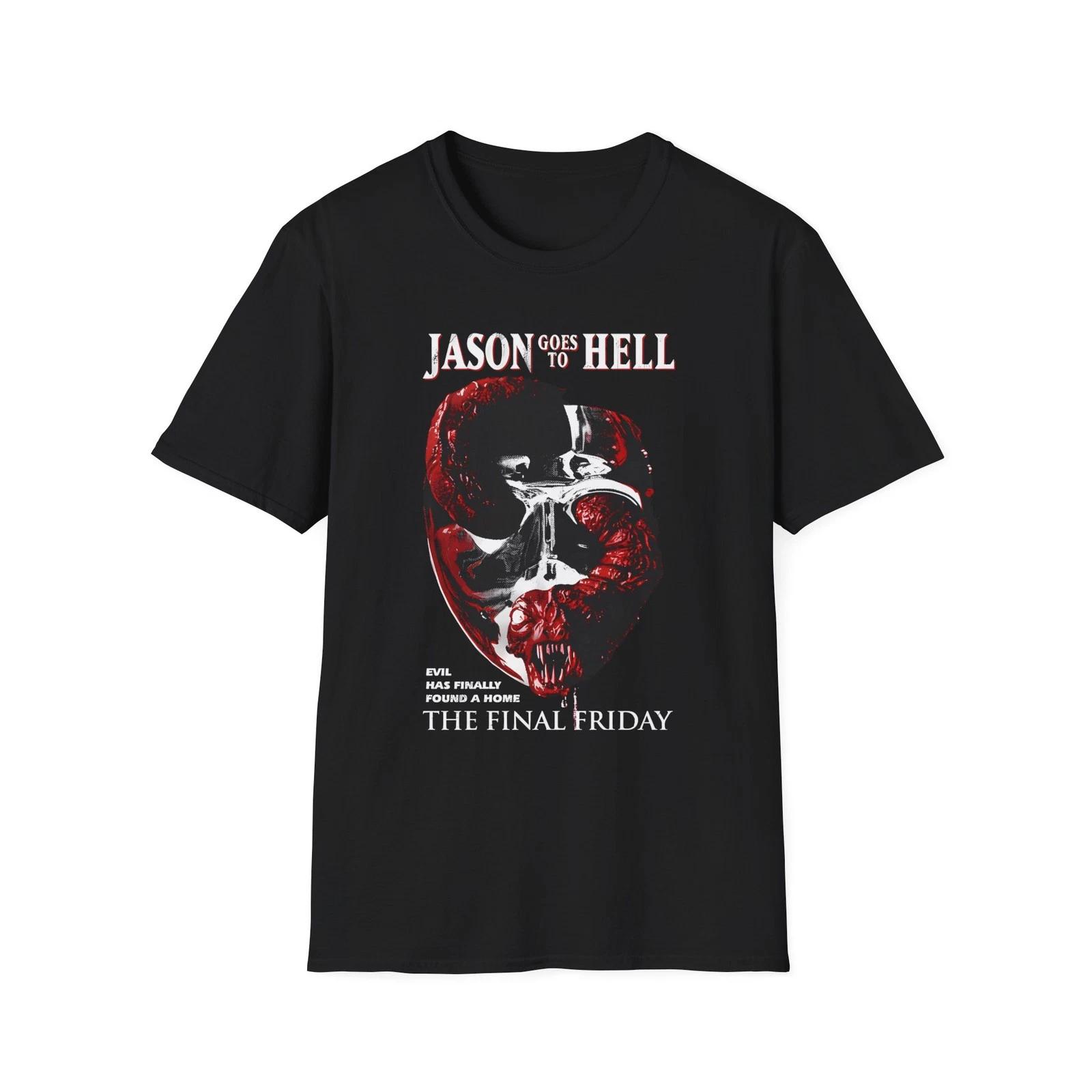 Jason Goes to Hell poster T-Shirt | The Final Friday horror tee 2XL