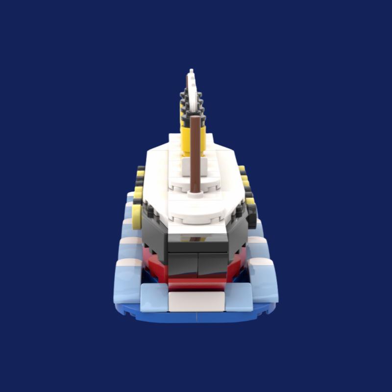 Byggekloss Titanic Isfjell Modell Skip Samleleke Kompatibel Med Små Partikler