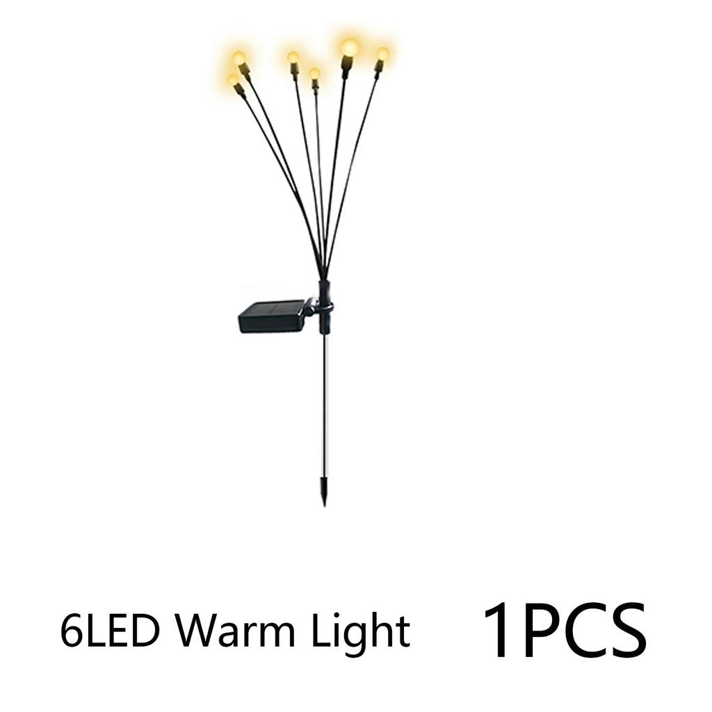 Glühwürmchenlampe, Solarlicht, Gartenlicht, LED-Vitalität, Glühwürmchen-Sternschaukellicht, geeignet für Außendekoration, warme Farbe