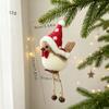 Nordic Christmas Bird Ornaments with Bells for Tree Decorations and Gifts