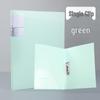Morandi A4 Student Folder: Loose-leaf Paper Holder, Double Clip Organizer, Single Clip, Roll Holder