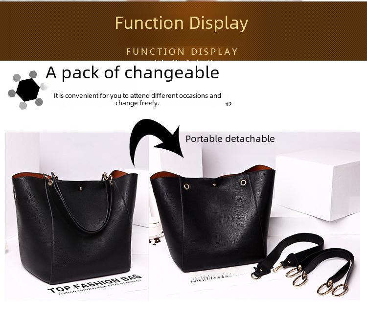 Borsa a Tote Trendy da Donna 2020 a Grande Capacità con Fibbia Magnetica per Mamma e Bambino