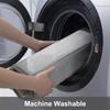 1PC Pure Color Stripe Bathroom Toilet U-mat Carpet, Soft Non-slip Quick-dry Bathroom Mat, Family Bathroom Bibulous Shower Carpet