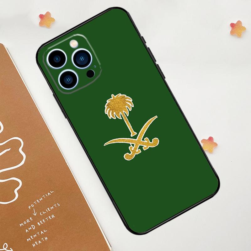 

Чехол с флагом Королевства Саудовская Аравия для Apple iPhone 12 13 Mini 11 14 15 16 Pro Max Plus X XR XS Max Coque iPhone 13