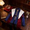 European Fantasy King Queen Cosplay Costumes Set With Polyester Fabric For Holiday Role Play