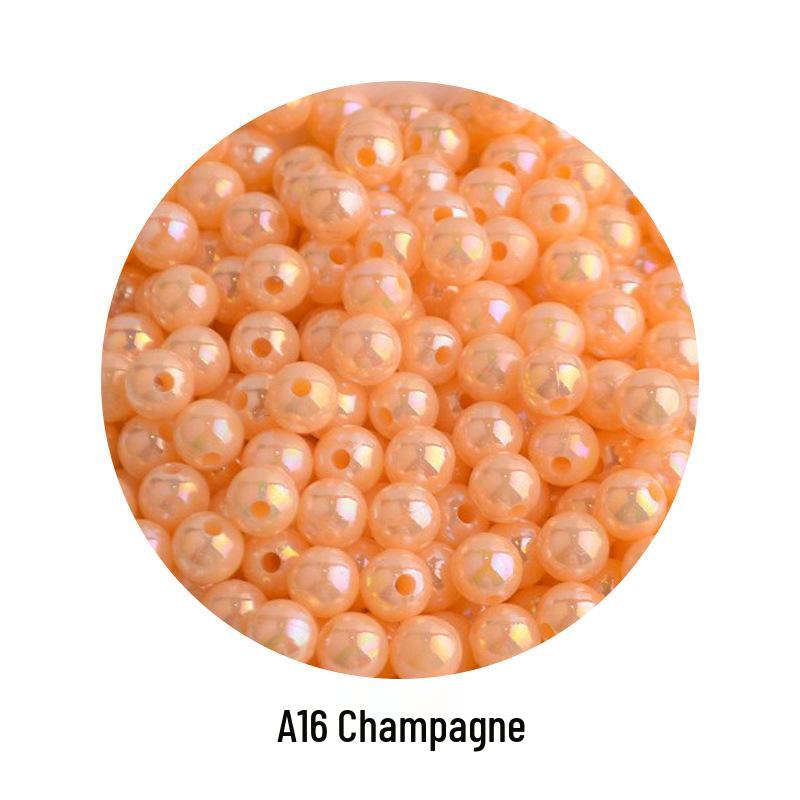 Iridescent AB Color Bubble Beads – Handmade for DIY Bracelets, Wedding Dress Accessories, and Imitation Pearls