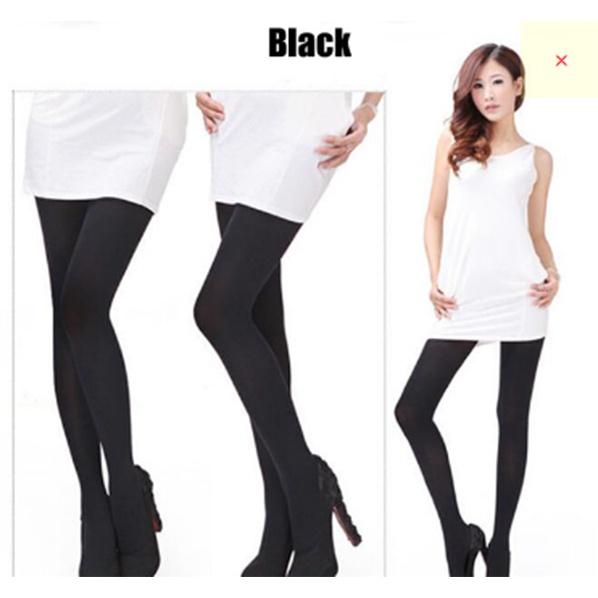 Fashion Women's All-match 80d Silk Slim Pantyhose Stockings Hosiery In Luxurious Black