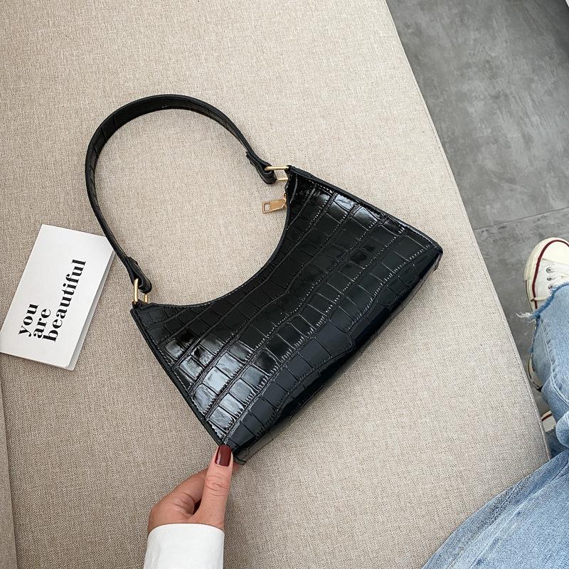 Retro Casual Kadın Tote Omuz Çantaları Kadın Deri Düz Renk Çanta Moda Çanta için