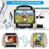 Silicone Holding Net Backseat Seat Universal Stand Black Car Backseat Rear Pad Mount Holder  Travel
