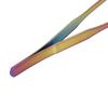 Stainless Steel Aquarium Tweezers Long Tweezers Curved Design Fish Tank Tweezers 27cm Length Rainbow Feeding Tools