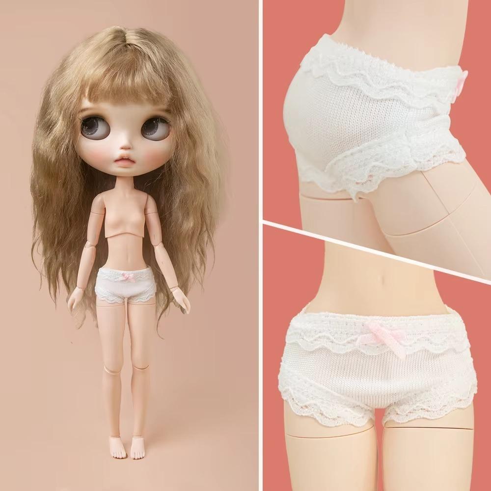 Chiloți Blyth Jambiere Dantelă Pantaloni Albi pentru Păpuși Ymy Licca Azones Ob22 24 27 Accesorii