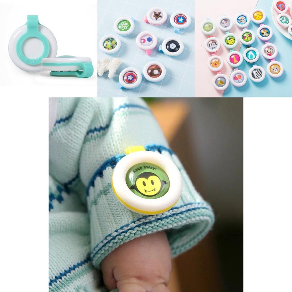 Stylish And Convenient Mosquito Repellent Button For Babies And Kids Travel Essential