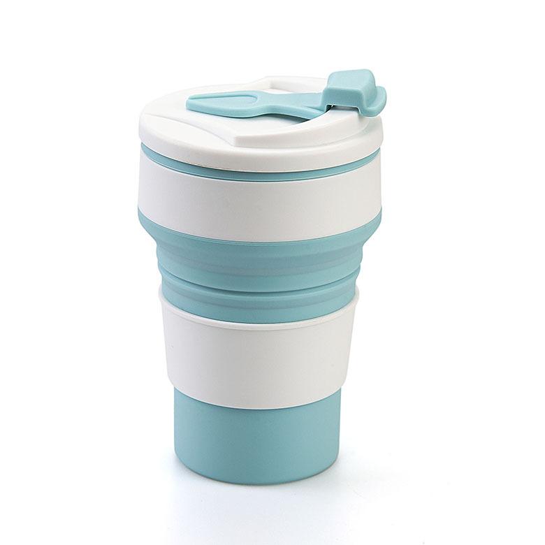 

Portable Silicone Collapsible Cup | Creative Travel Folding Mug for Camping & Outdoor | Retractable Rinse Cup 350Ml opp