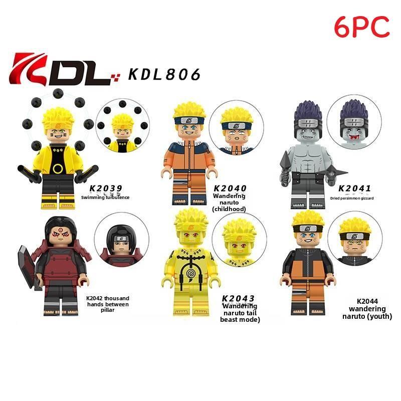 

Naruto Block Building Toy With Abs Material For Kids Creative Construction Gift