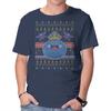 Unisex Crew Neck T-Shirt King Slime Ugly Sweater Graphic Short Sleeve Casual Tee