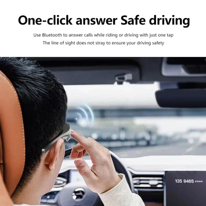 Bisiklet Koşu Bluetooth Akıllı Gözlük Teknolojisi Sesli Çağrı Uzak Kulaklık Güneş Gözlüğü Spor Sürüş Müzik Kulaklıkları Kulaklıklar
