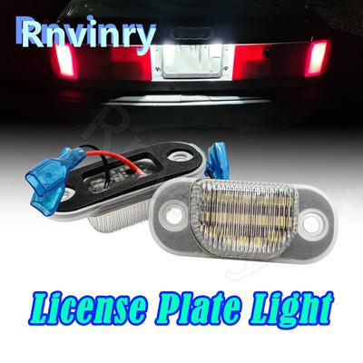 LED License Plate Light For A6 S6 C4 1994-1997 80 B4 1992-1996 80 B4 1991-1995 Cabridet 100 C4 Number Lamp