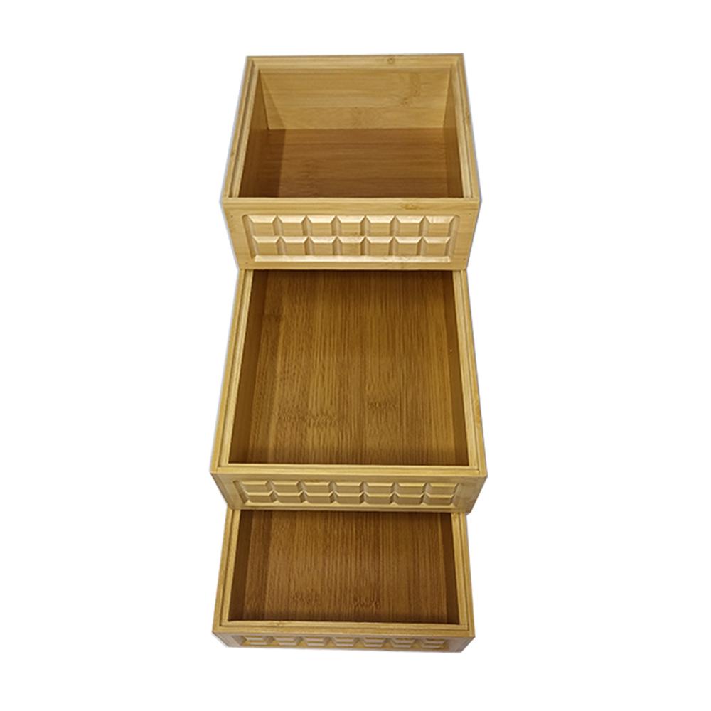 Kitchen storage food storage box fancy bamboo storage boxes 1-2L