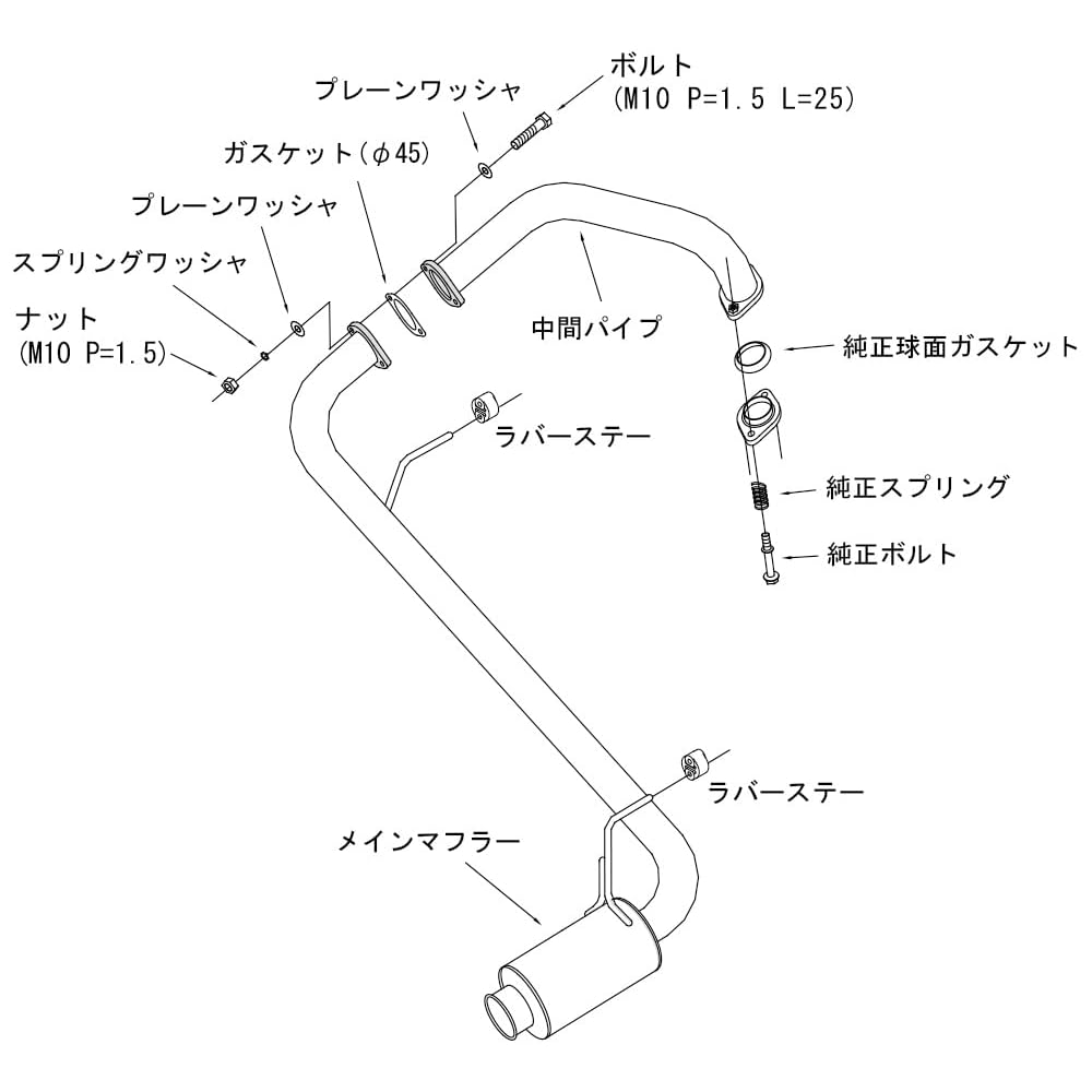 HKS Silent High Power Sports Muffler for Mitsubishi Pajero Mini Nissan Kicks Exhaust System Parts