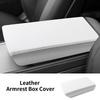 Rear Air Vent Cover for Tesla Model 3 Highland Model Y Juniper Center Console Leather Armrest Box Anti-Scratch Car Accessories