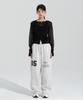Peijeuhwaiteu [Phase_5] Numbering Straight Sweatpants _Light Melange / 8802026-Lp[P